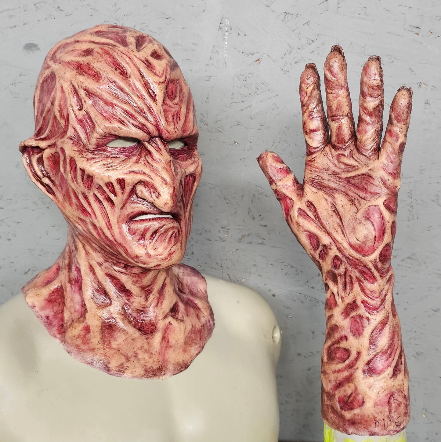 Freddy Lookalike Silicone Mask Burnie