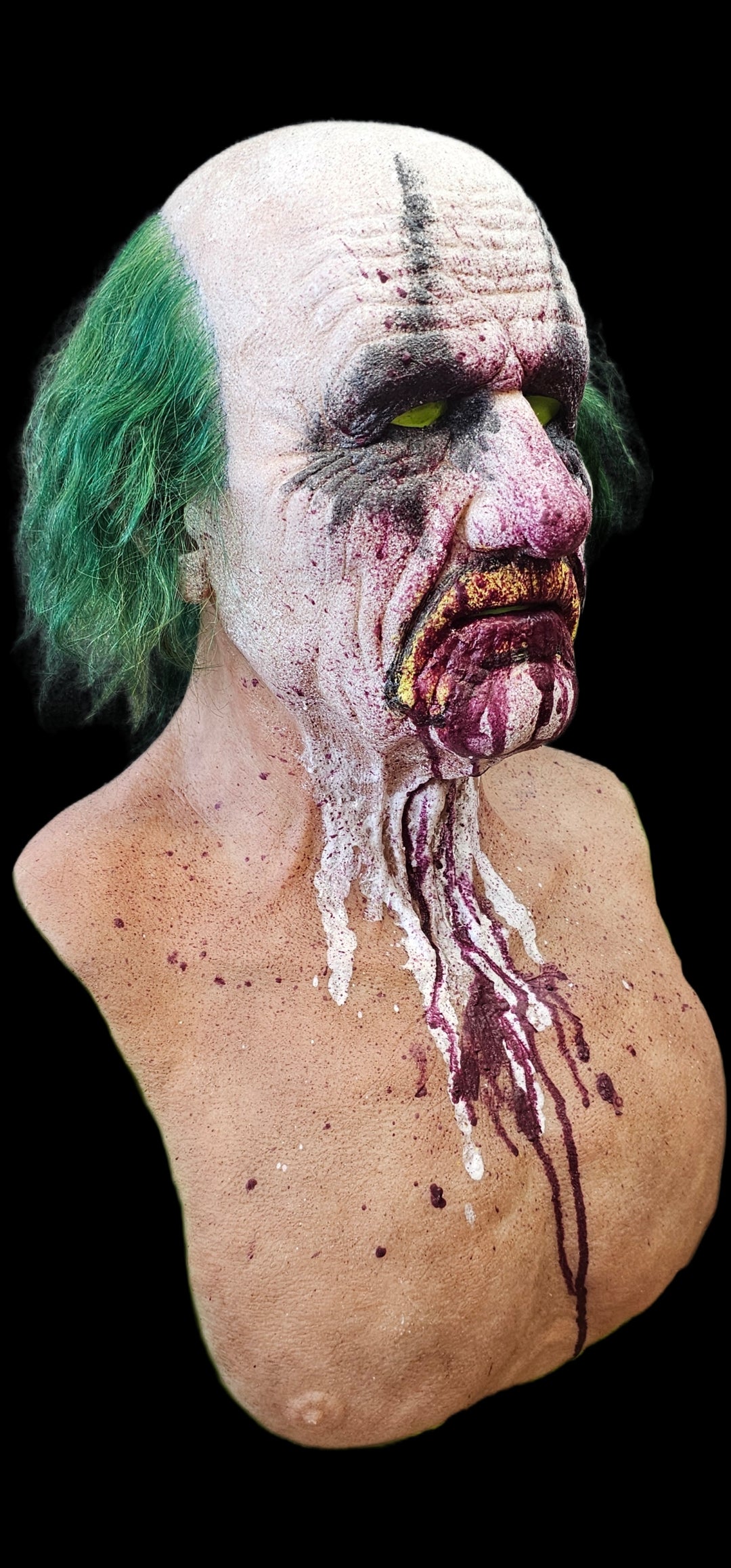Silicone Old Man Cannibal Clown Mask