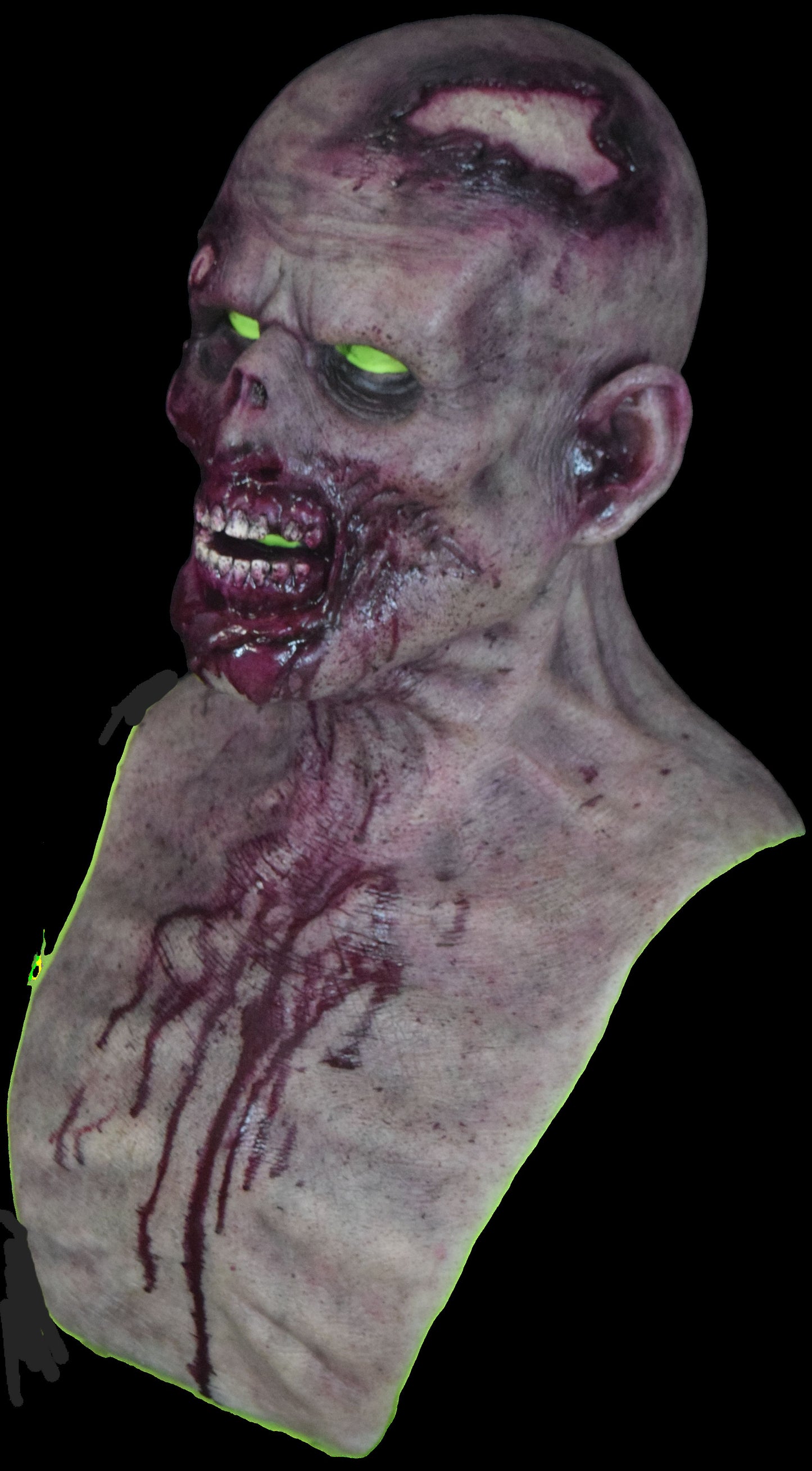 zombie silicone mask living dead undead