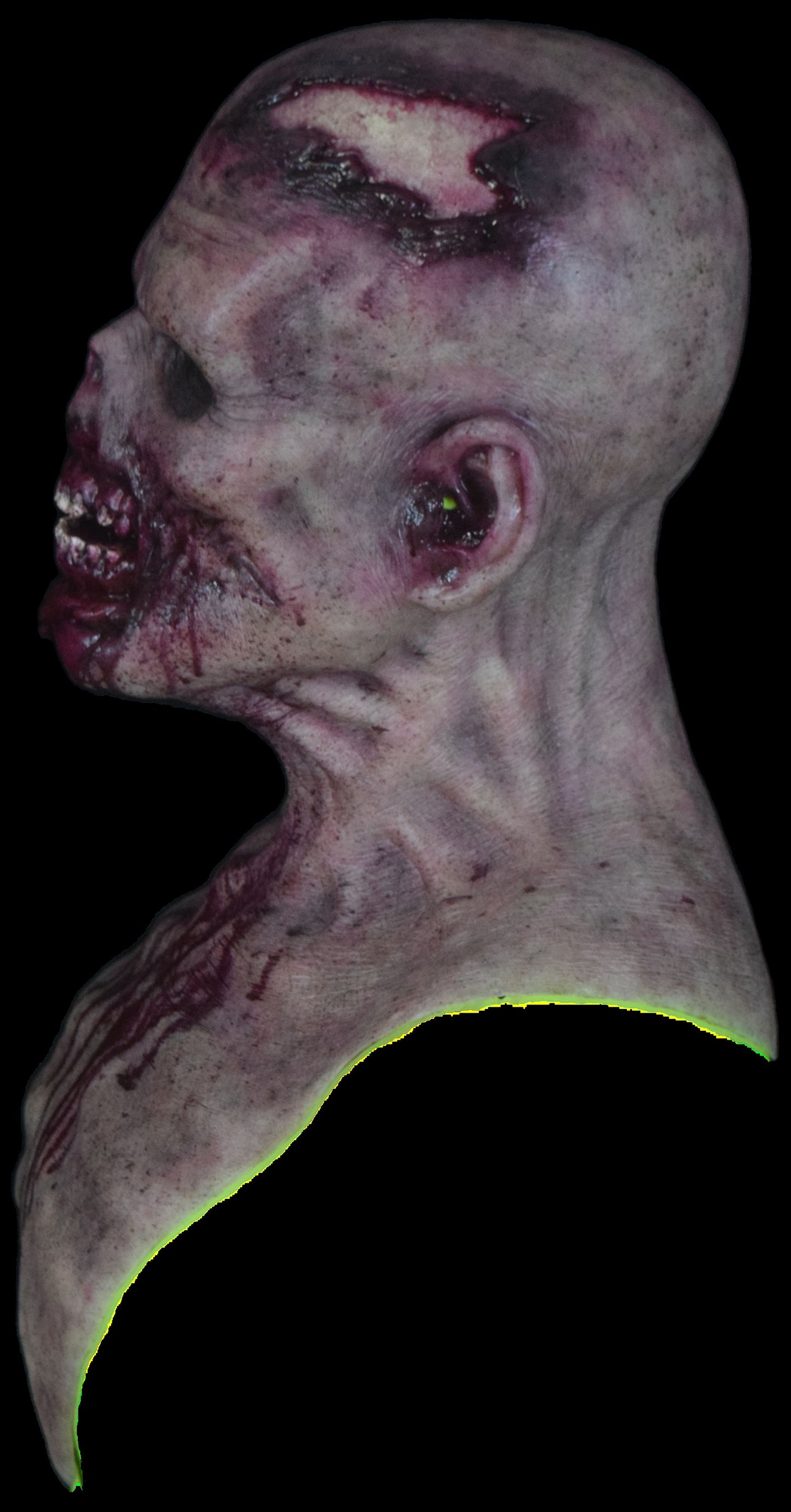 zombie silicone mask living dead undead
