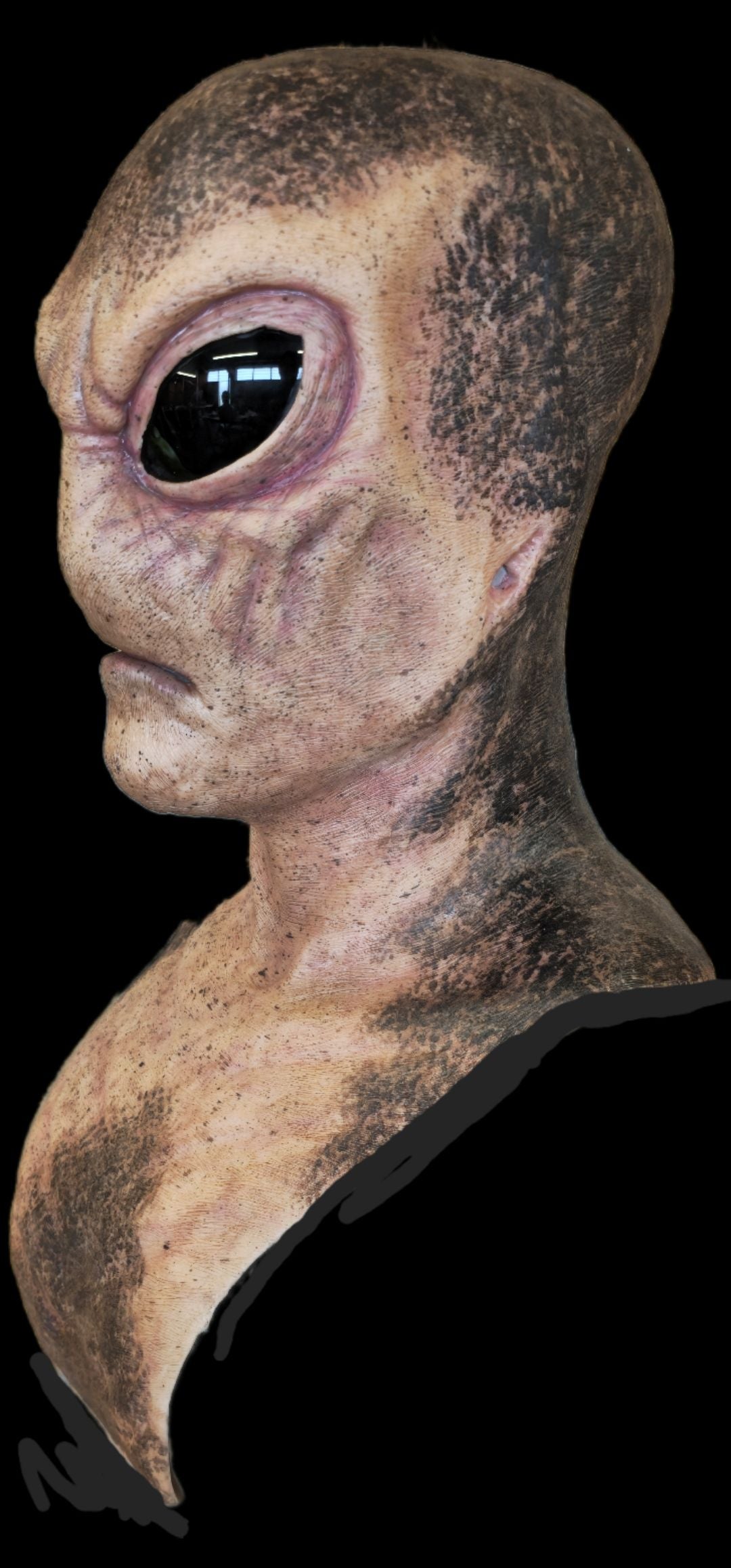 silicone mask Alien Martian Extraterrestrial head costume silicone mask UK
