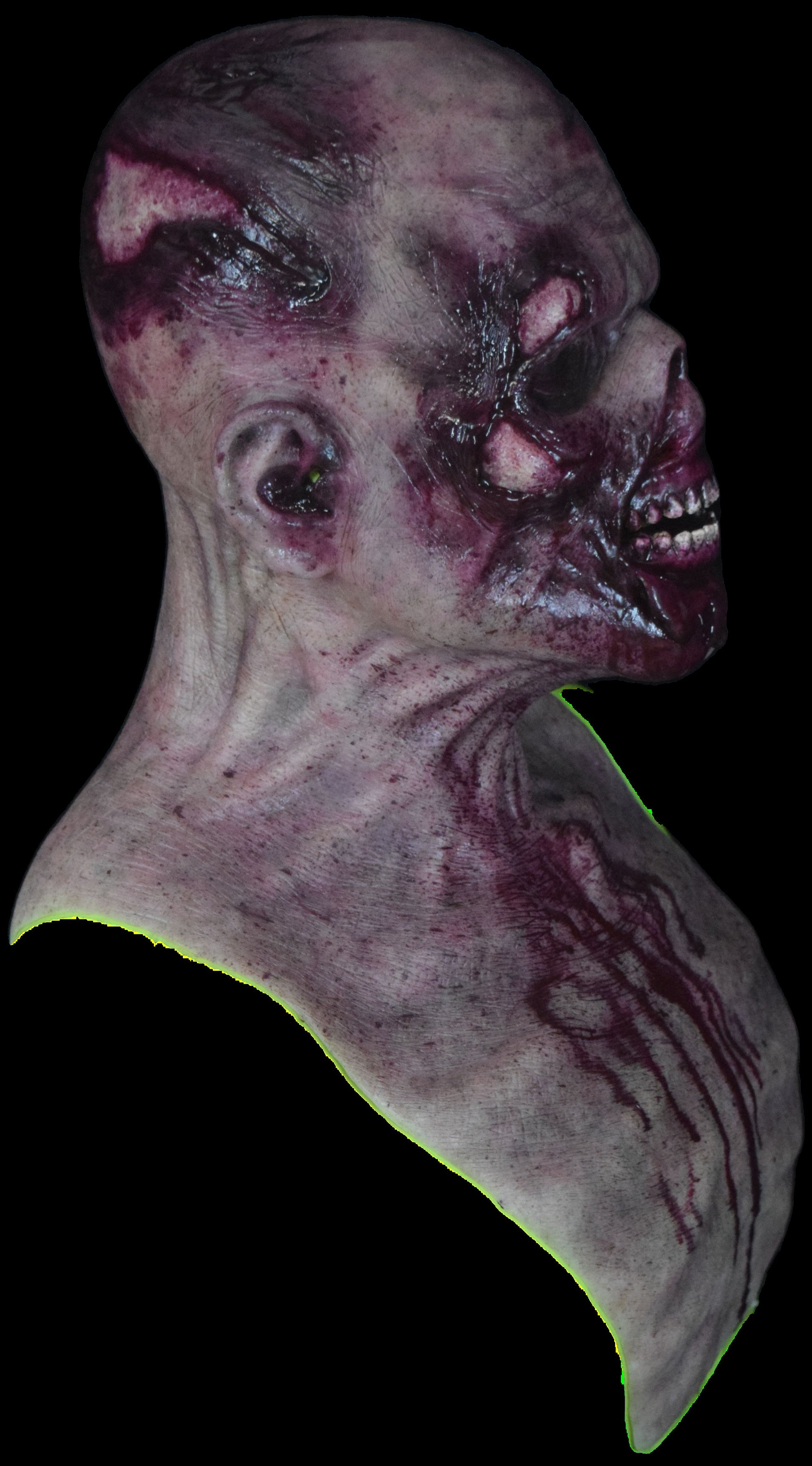 zombie silicone mask living dead undead